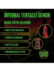 INFERNAL TENTACLE DEMON - ANAL SNAKE - 14.8 / 37,5 CM - RED/BLACK