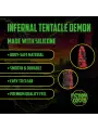INFERNAL TENTACLE DEMON - ANAL SNAKE - 14.8 / 37,5 CM - RED/BLACK