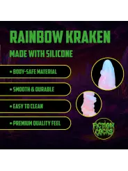 RAINBOW KRAKEN - SILICONE BUTT PLUG - RAINBOW
