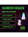 RAINBOW KRAKEN - SILICONE BUTT PLUG - RAINBOW