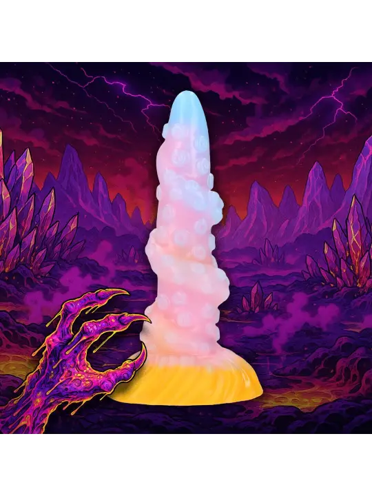 RAINBOW KRAKEN - SILICONE BUTT PLUG - RAINBOW