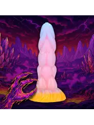 RAINBOW CANINE - SILICONE BUTT PLUG - RAINBOW