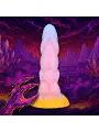 RAINBOW CANINE - SILICONE BUTT PLUG - RAINBOW