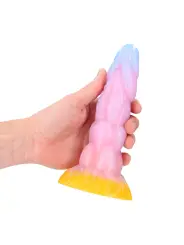 RAINBOW CANINE - SILICONE BUTT PLUG - RAINBOW