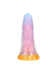 RAINBOW CANINE - SILICONE BUTT PLUG - RAINBOW