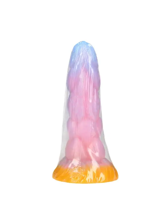 RAINBOW CANINE - SILICONE BUTT PLUG - RAINBOW