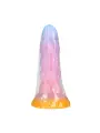 RAINBOW CANINE - SILICONE BUTT PLUG - RAINBOW