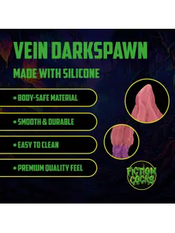 VEIN DARKSPAWN - SILICONE BUTT PLUG - PURPLE