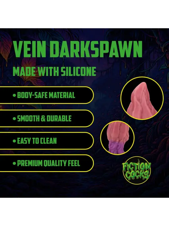 VEIN DARKSPAWN - SILICONE BUTT PLUG - PURPLE