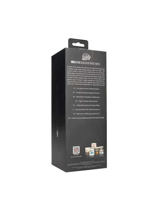 VIBRATING REALISTIC WAVE RIDER - BLACK