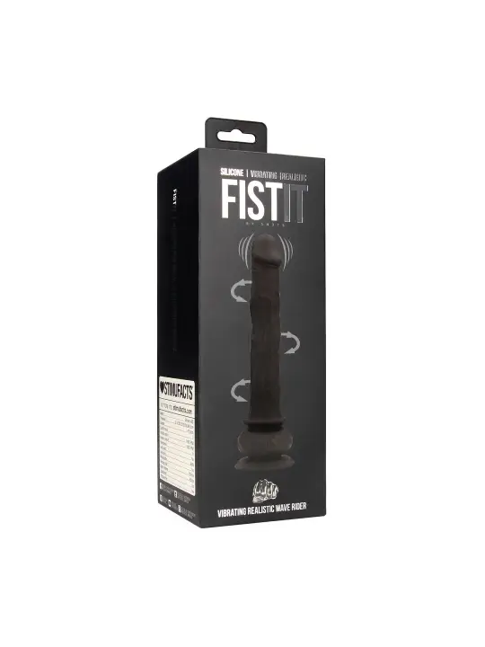 VIBRATING REALISTIC WAVE RIDER - BLACK