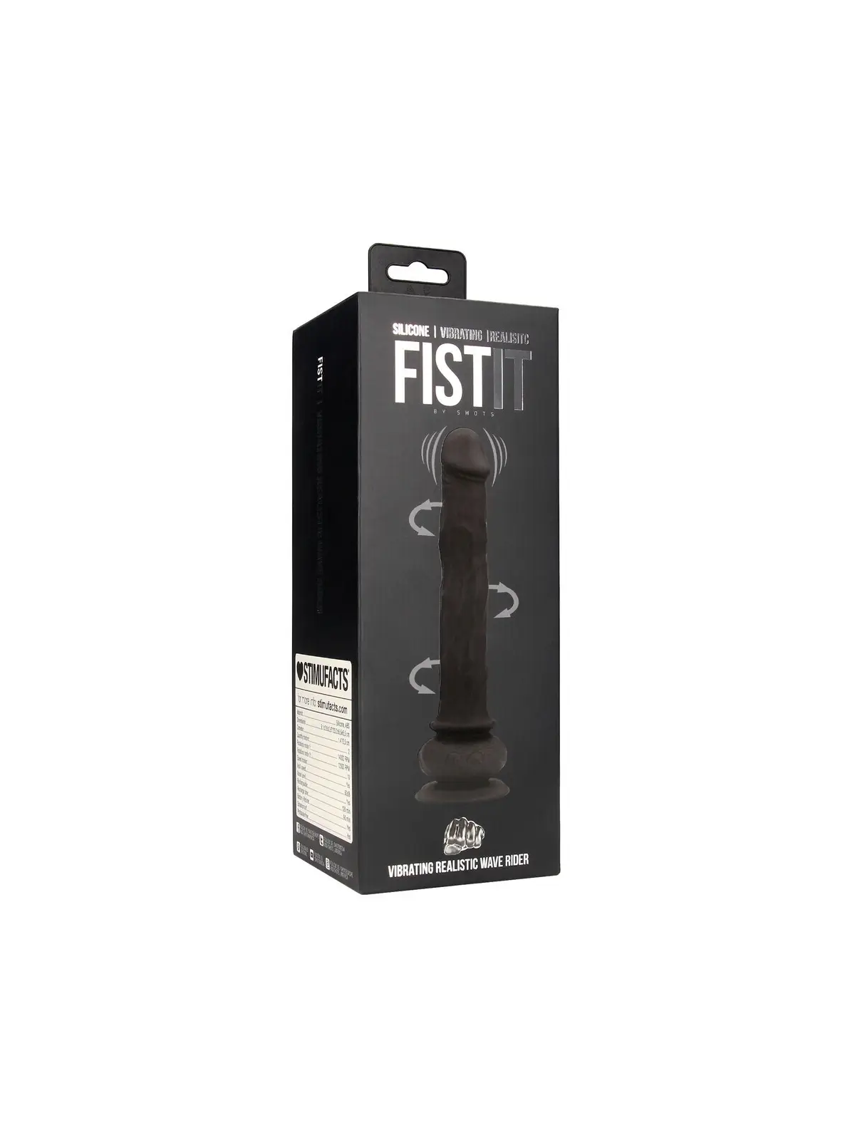VIBRATING REALISTIC WAVE RIDER - BLACK