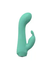 MINI DUAL RABBIT VIBRATOR - GREEN