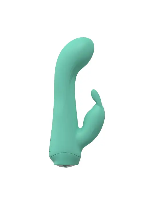 MINI DUAL RABBIT VIBRATOR - GREEN