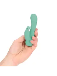MINI DUAL RABBIT VIBRATOR - GREEN