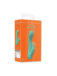 MINI DUAL RABBIT VIBRATOR - GREEN