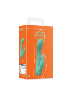 MINI DUAL RABBIT VIBRATOR - GREEN