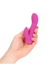 MINI CURVED RABBIT VIBRATOR - PINK