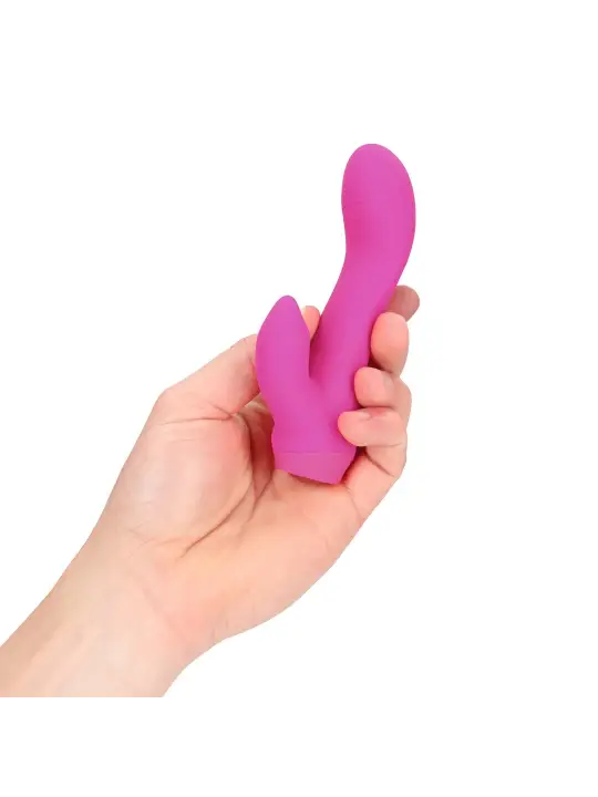 MINI CURVED RABBIT VIBRATOR - PINK