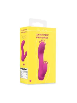 MINI CURVED RABBIT VIBRATOR - PINK