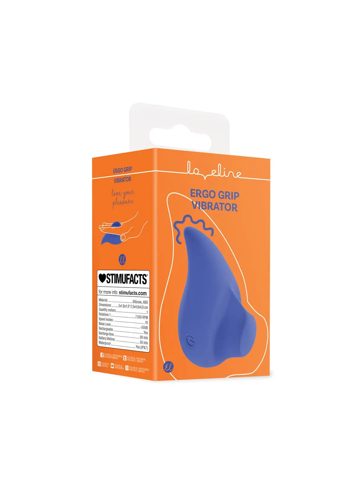 ERGO GRIP - LAY ON MASSAGER - BLUE