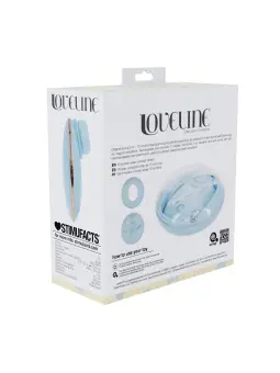 DREAMSICLE - COMPACT AIRTAP VIBRATOR WITH TWO HEAD ATTACHMENTS - BLUE