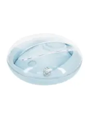 DREAMSICLE - COMPACT AIRTAP VIBRATOR WITH TWO HEAD ATTACHMENTS - BLUE