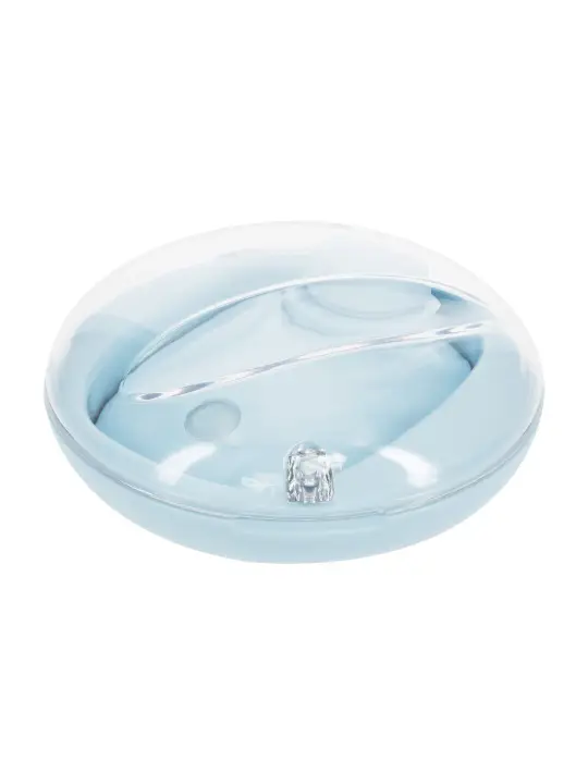 DREAMSICLE - COMPACT AIRTAP VIBRATOR WITH TWO HEAD ATTACHMENTS - BLUE