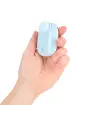 DREAMSICLE - COMPACT AIRTAP VIBRATOR WITH TWO HEAD ATTACHMENTS - BLUE