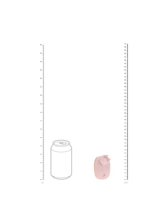 DREAMSICLE - COMPACT AIRTAP VIBRATOR WITH TWO HEAD ATTACHMENTS - PINK