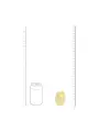 DREAMSICLE - COMPACT AIRTAP VIBRATOR WITH TWO HEAD ATTACHMENTS - YELLOW