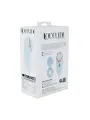 AURIE - AIRTAP VIBRATOR WITH TWO HEAD ATTACHMENTS - BLUE
