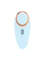 AURIE - AIRTAP VIBRATOR WITH TWO HEAD ATTACHMENTS - BLUE