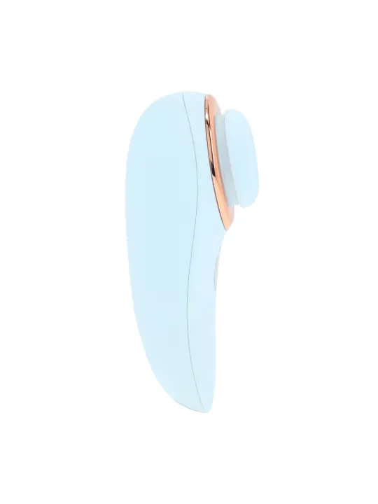 AURIE - AIRTAP VIBRATOR WITH TWO HEAD ATTACHMENTS - BLUE