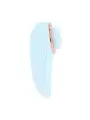 AURIE - AIRTAP VIBRATOR WITH TWO HEAD ATTACHMENTS - BLUE