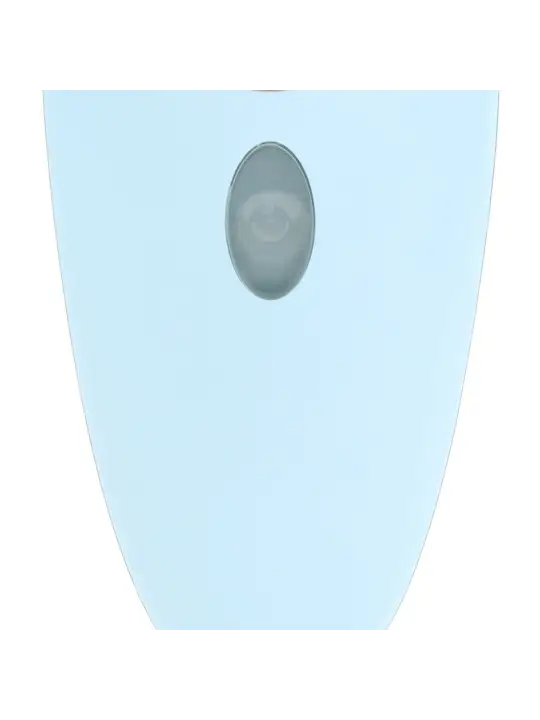 AURIE - AIRTAP VIBRATOR WITH TWO HEAD ATTACHMENTS - BLUE