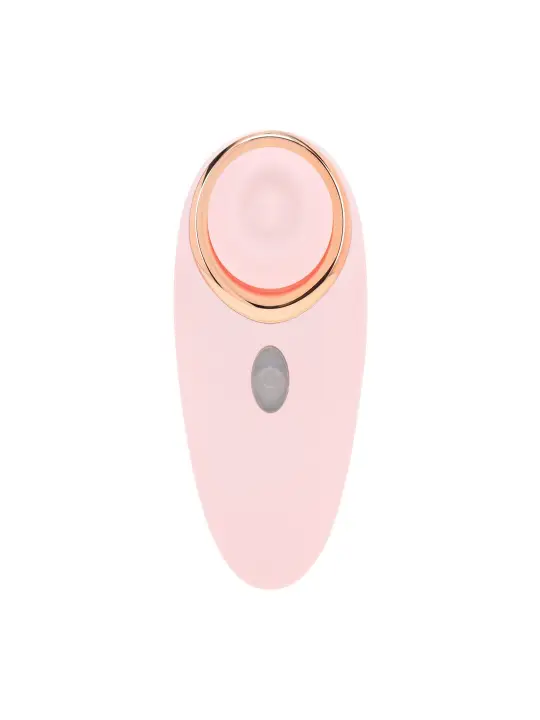 AURIE - AIRTAP VIBRATOR WITH TWO HEAD ATTACHMENTS - PINK
