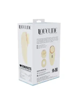 AURIE - AIRTAP VIBRATOR WITH TWO HEAD ATTACHMENTS - YELLOW