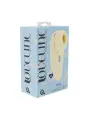 AURIE - AIRTAP VIBRATOR WITH TWO HEAD ATTACHMENTS - YELLOW