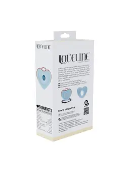 LUVIE - HEART-SHAPED AIRTAP VIBRATOR - BLUE