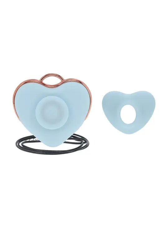 LUVIE - HEART-SHAPED AIRTAP VIBRATOR - BLUE