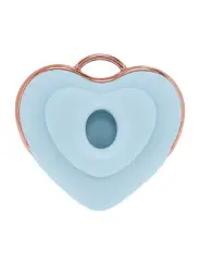 LUVIE - HEART-SHAPED AIRTAP VIBRATOR - BLUE