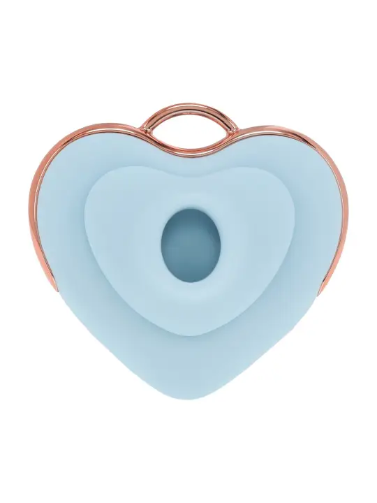 LUVIE - HEART-SHAPED AIRTAP VIBRATOR - BLUE