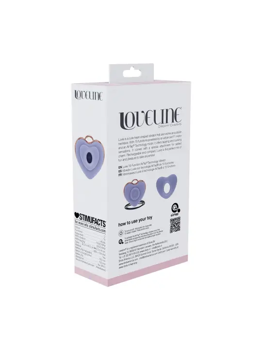 LUVIE - HEART-SHAPED AIRTAP VIBRATOR - LAVENDER