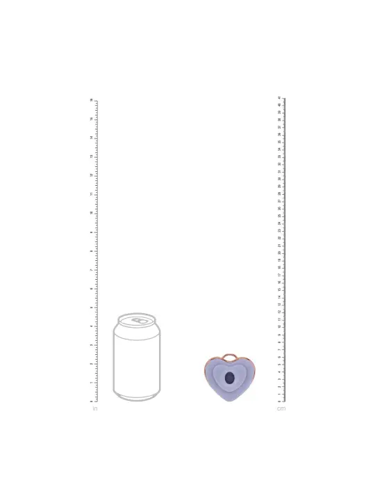 LUVIE - HEART-SHAPED AIRTAP VIBRATOR - LAVENDER