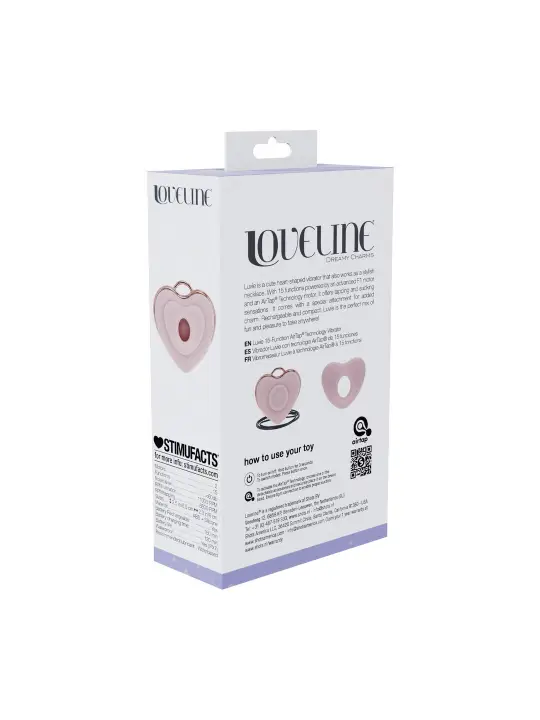 LUVIE - HEART-SHAPED AIRTAP VIBRATOR - PINK