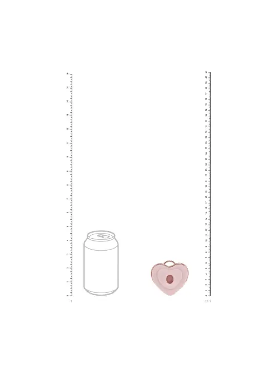 LUVIE - HEART-SHAPED AIRTAP VIBRATOR - PINK