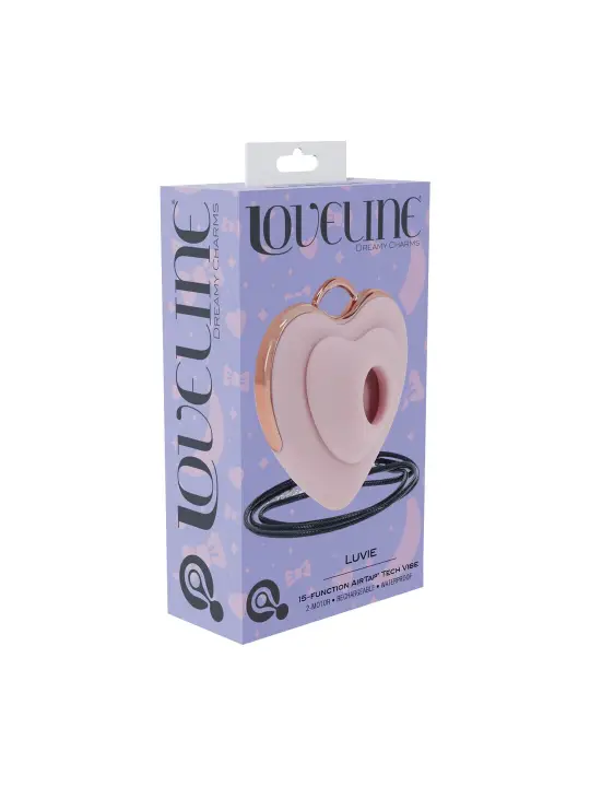 LUVIE - HEART-SHAPED AIRTAP VIBRATOR - PINK