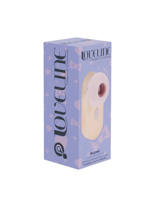 BUDSIE - EARBUD-SHAPED AIRTAP VIBRATOR - PINK