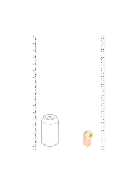 BUDSIE - EARBUD-SHAPED AIRTAP VIBRATOR - YELLOW